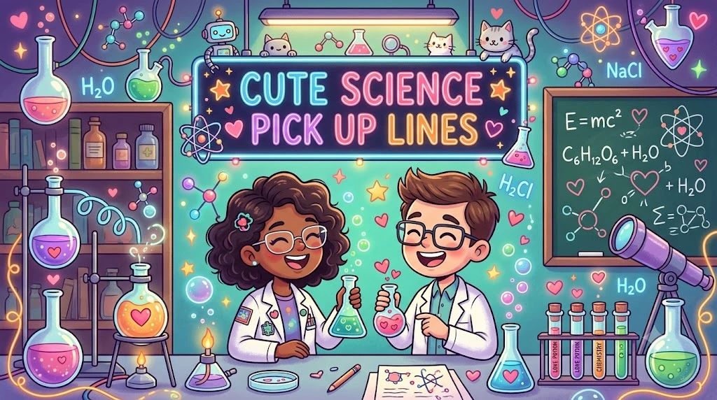 Cute Science Pick Up Lines