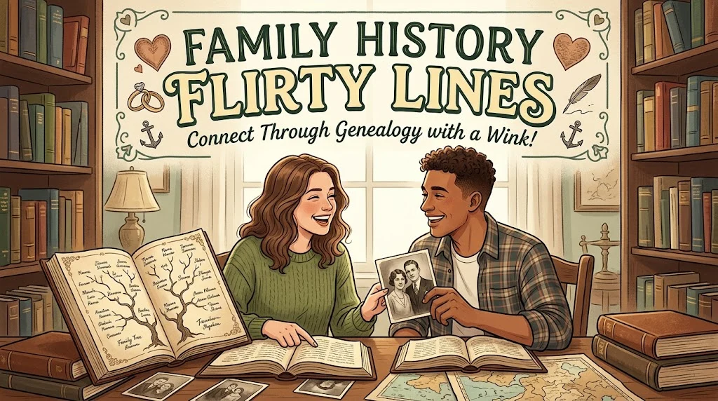 Family History Flirty Lines