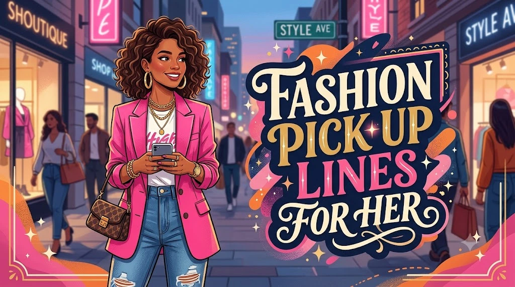 Fashion Pick Up Lines for Her