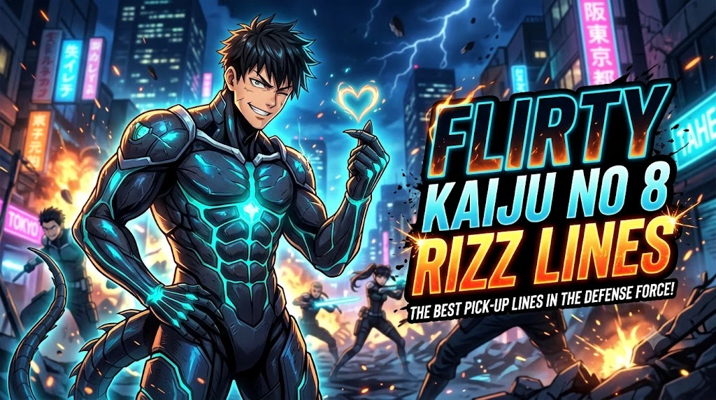 Flirty Kaiju No 8 Rizz Lines