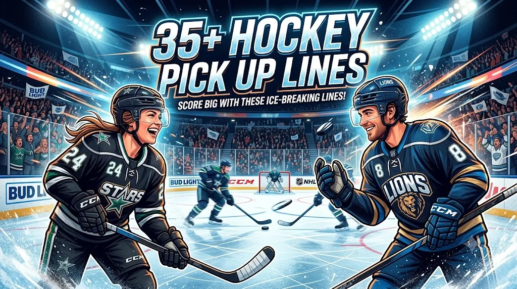 35+ Hockey Pick Up Lines