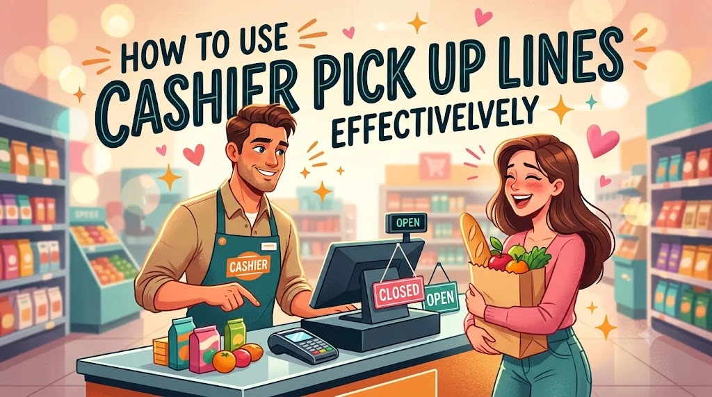 How to Use Cashier Pick Up Lines Effectively