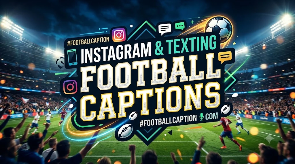 Instagram and Texting Football Captions