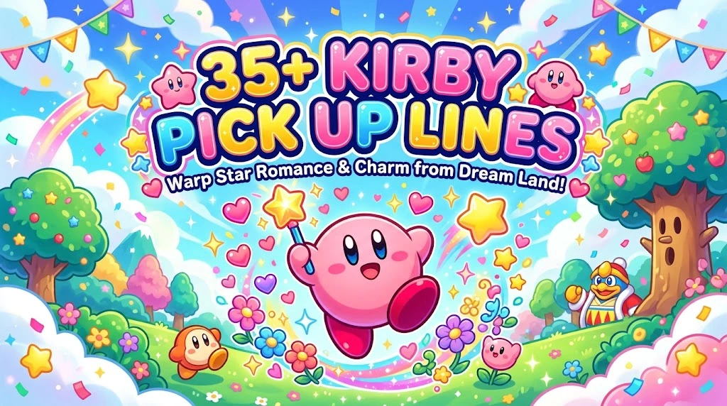 35+ Kirby Pick Up Lines