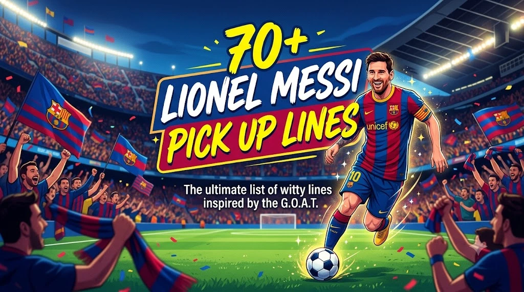 70+ Lionel Messi Pick Up Lines