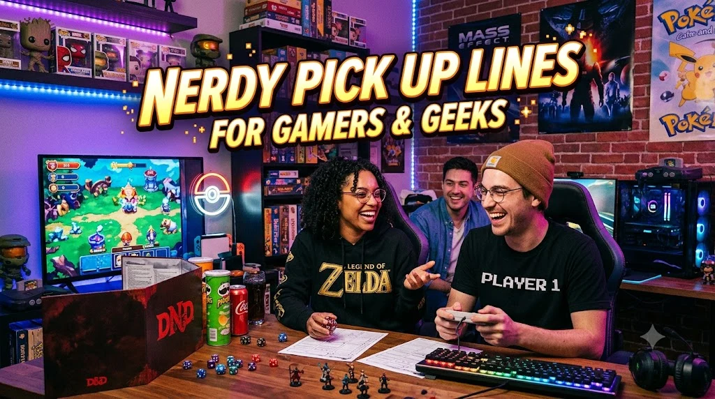 Nerdy Pick Up Lines for Gamers and Geeks