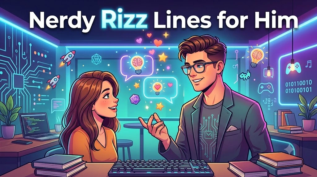 Nerdy Rizz Lines for Him