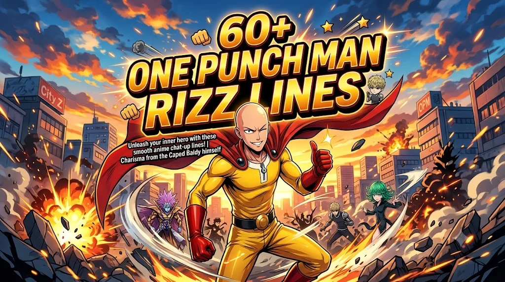 One Punch Man Rizz Lines