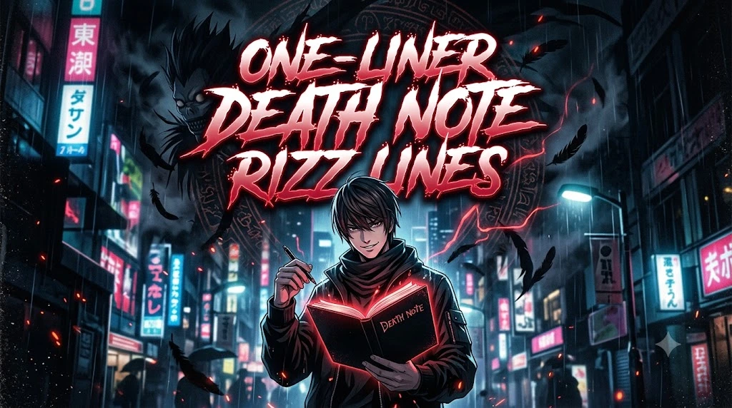 One-Liner Death Note Rizz Lines