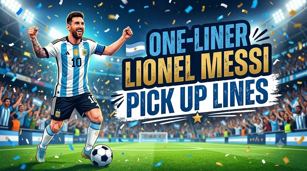 One-Liner Lionel Messi Pick Up Lines