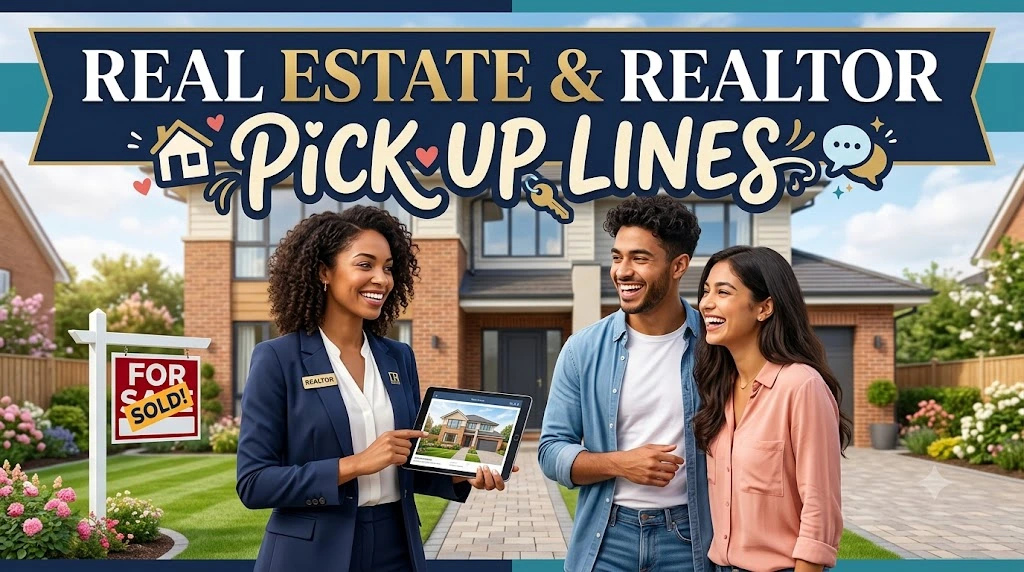 Real Estate & Realtor Pick Up Lines
