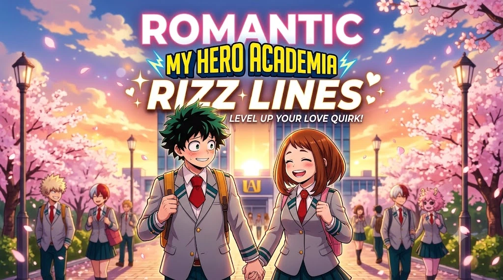 Romantic My Hero Academia Rizz Lines