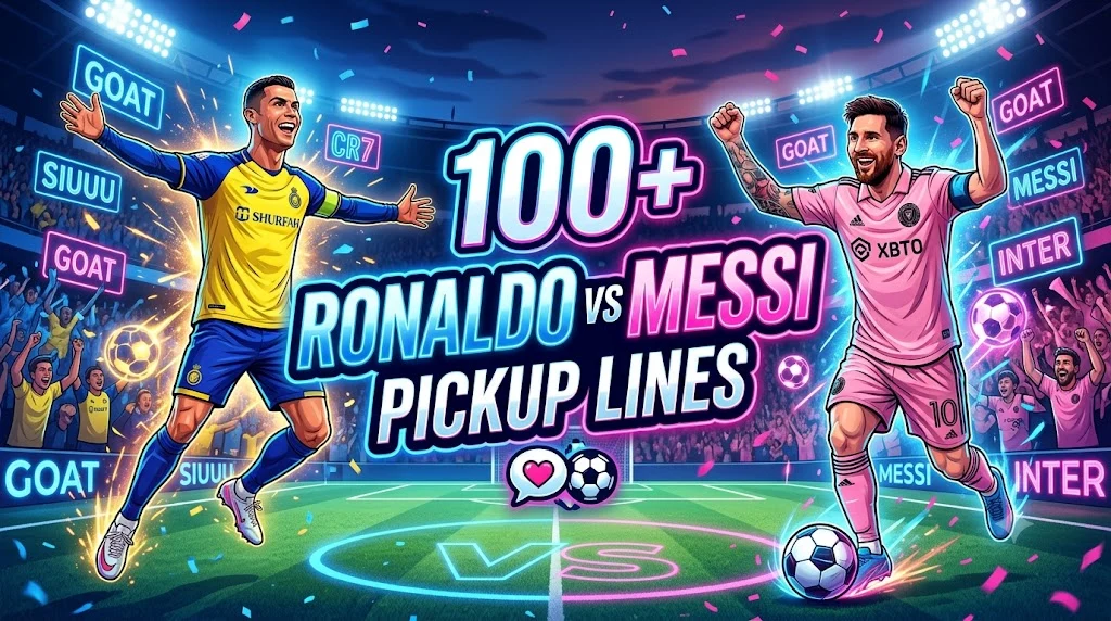 100+ Ronaldo vs Messi Pickup Lines