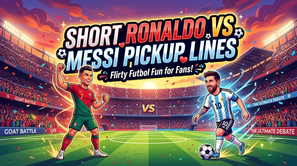 Short Ronaldo vs Messi Pickup Lines