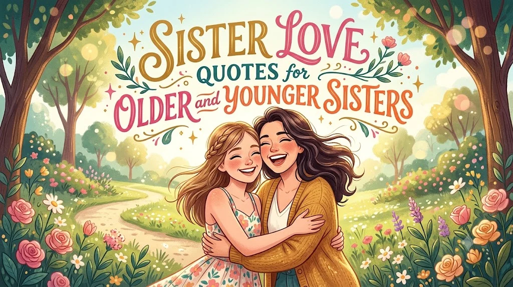 Sister Love Quotes for Older and Younger Sisters