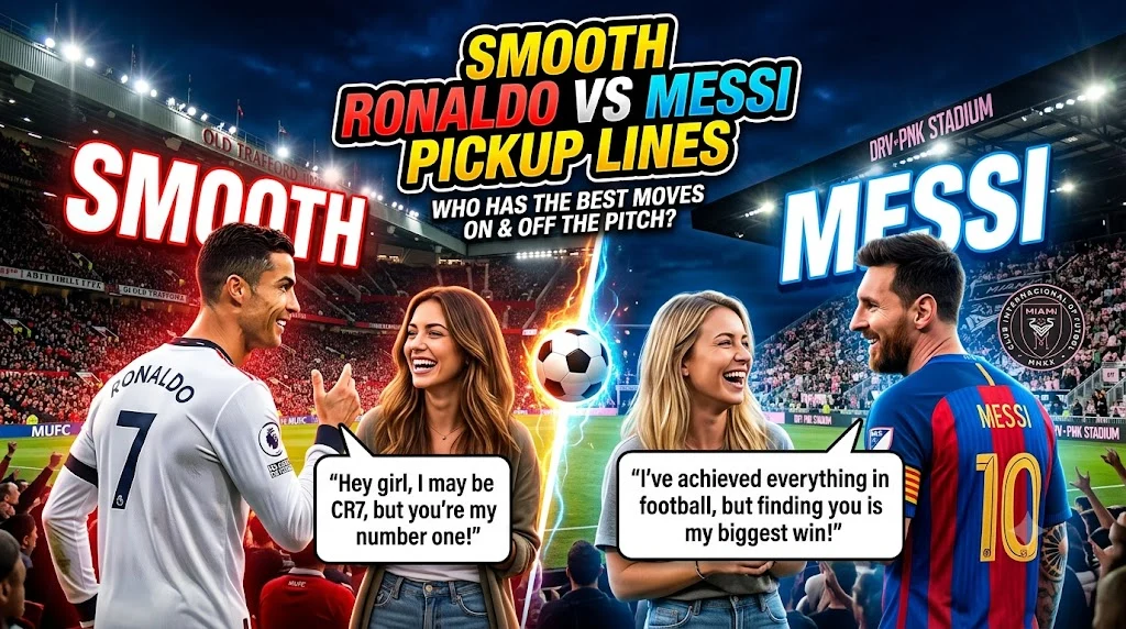 Smooth Ronaldo vs Messi Pickup Lines
