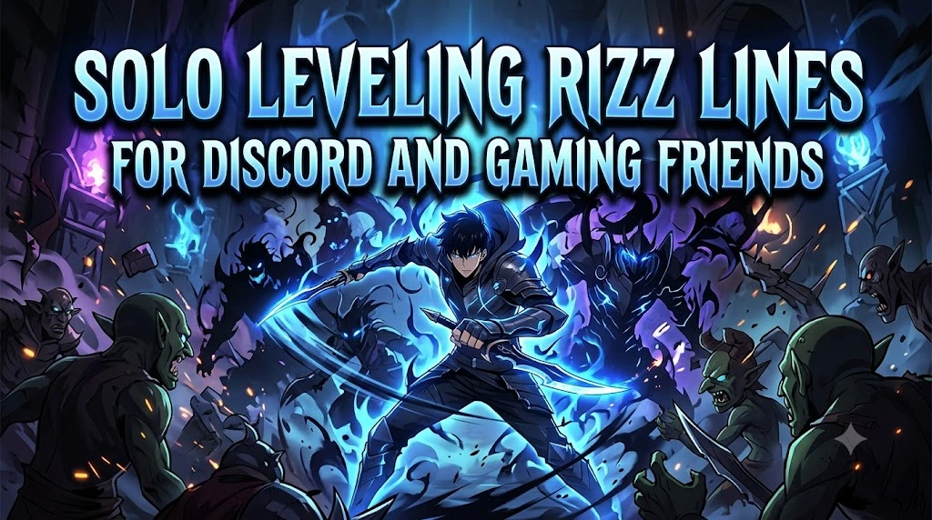 Solo Leveling Rizz Lines for Discord and Gaming Friends