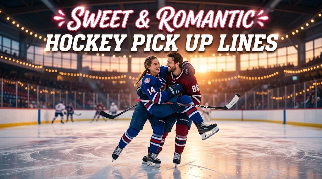 Sweet & Romantic Hockey Pick Up Lines