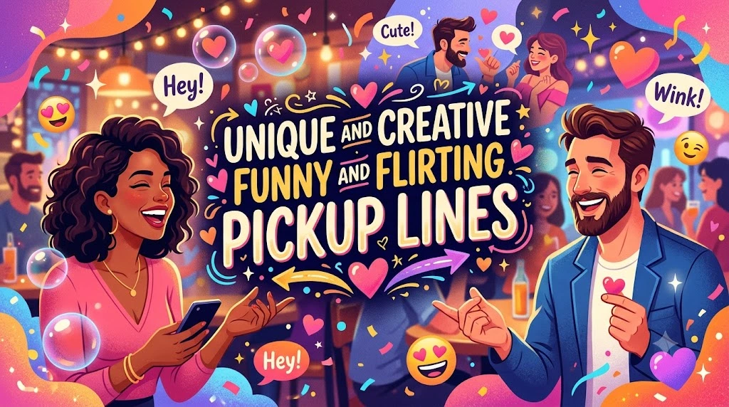 Unique and Creative Funny and Flirting Pickup Lines