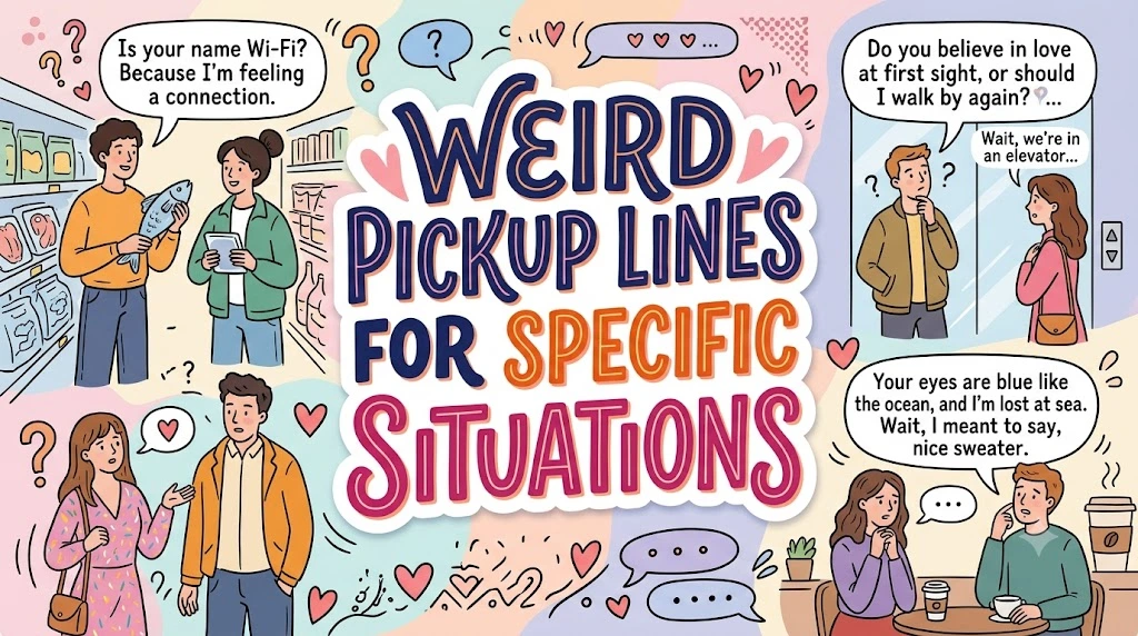 Weird Pickup Lines for Specific Situations