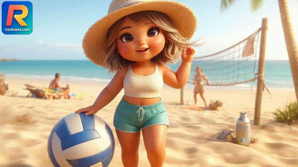 Beach Volleyball Lines With a More Relaxed Vibe