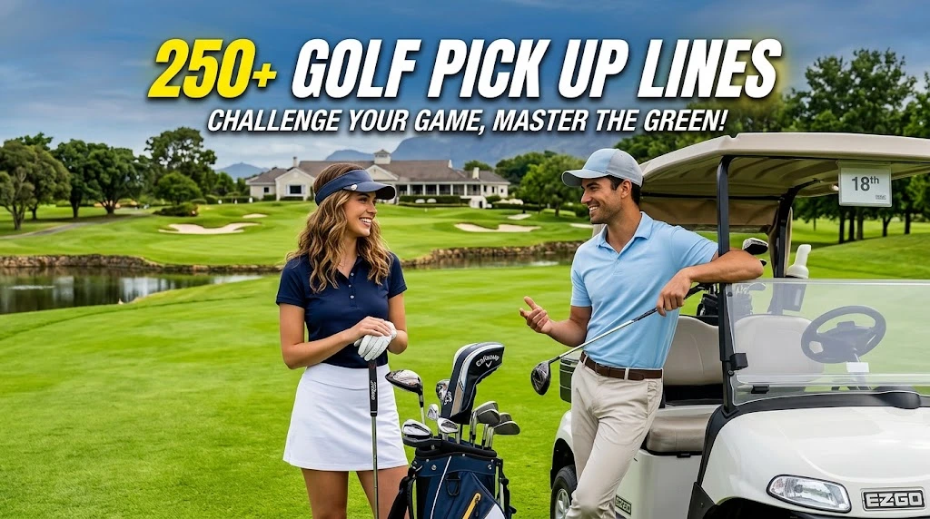 250+ Golf Pick Up Lines
