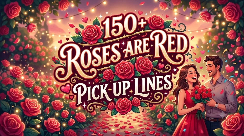 Roses Are Red Pick Up Lines